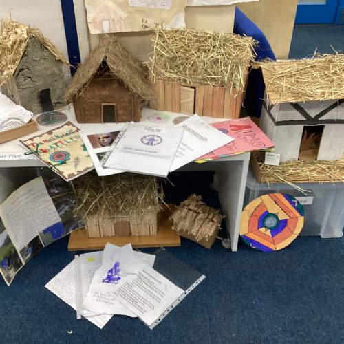Anglo - Saxon inspired homework projects